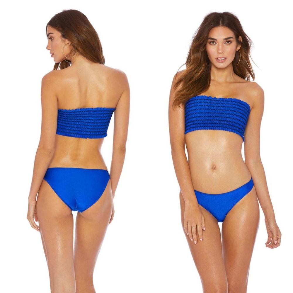 ELLEJAY Diane Bikini Swimsuit Bottom Blue Size XS